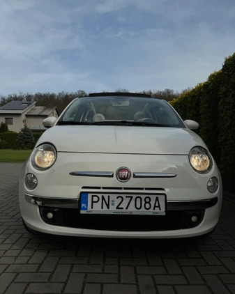 Fiat 500 cena 24300 przebieg: 126000, rok produkcji 2013 z Konin małe 596